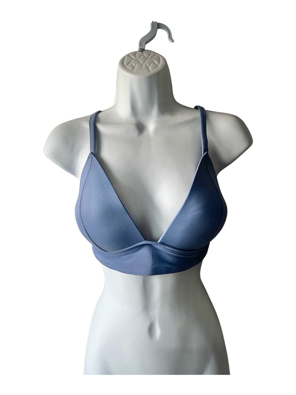 Adore Me Dusty Blue Wireless Triangle Bralette